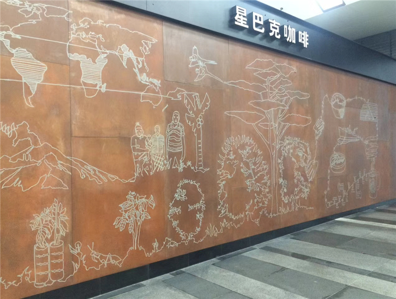 兰陵耐候钢幕墙